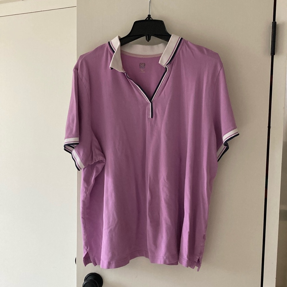 Lilac polo t-shirt